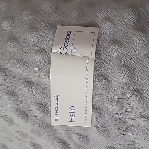 Hallo I'm here Salut vintage Goebel Hummel 478 1987 - Picture 16 of 17